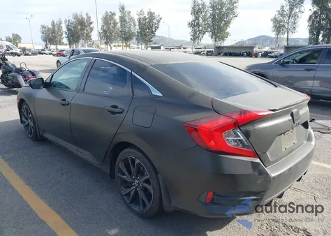 2019 Honda Civic Sport z USA, uszkodzony, nr VIN 2HGFC2E89KH593420